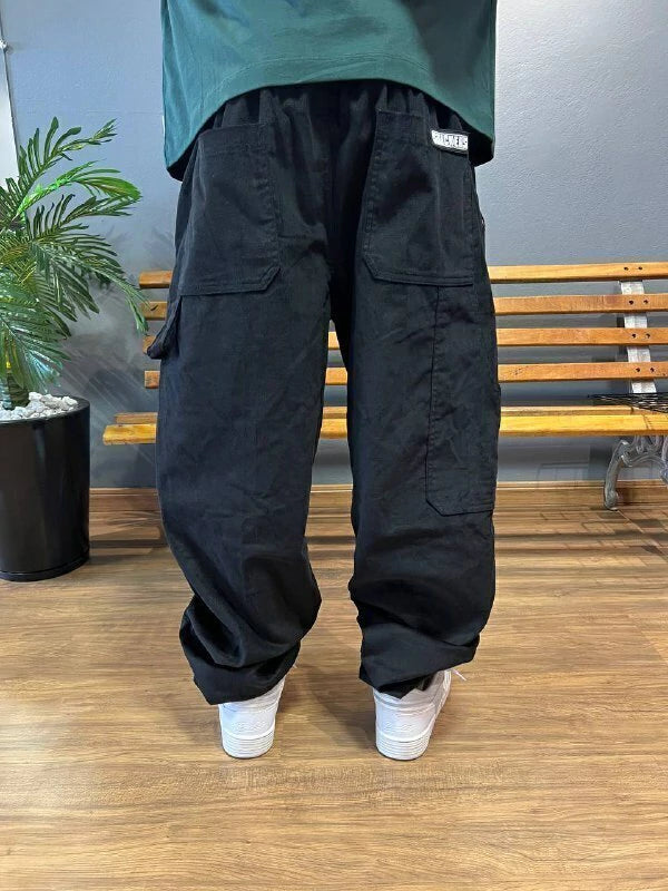 CALÇA COTELÊ STICKERS CARPENTER - PRETA