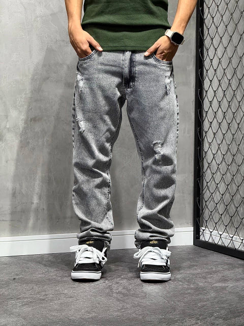 CALÇA PRESENCE RETA DESTROYED STONE