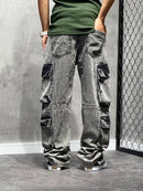 CALÇA CARGO BAGGY POCKET STONED
