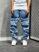 CALÇA JEANS CARGO FOUR POCKET