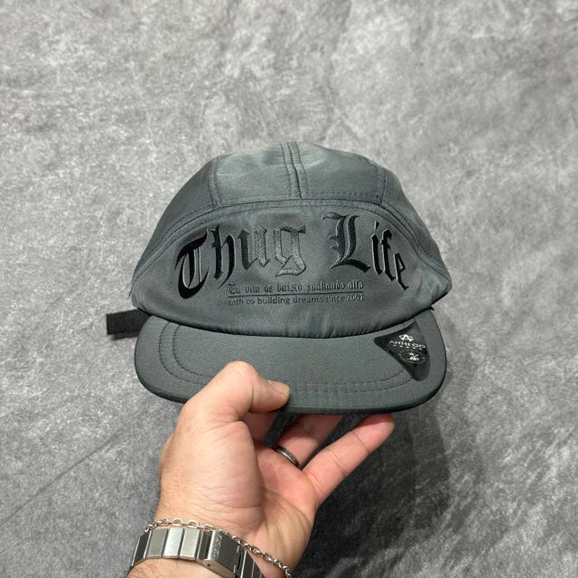 BONÉ FIVE PANEL ANTH CO THUG - CINZA