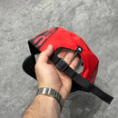 BONÉ FIVE PANEL ANTH CO BOMBER FLAME - VERMELHO