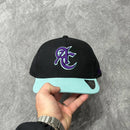 BONÉ ABA CURVA BEISEBOL ANTH CO - PRETO/AZUL