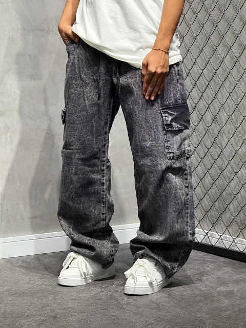 CALÇA CARGO BASIC MARMORIZADA