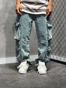 CALÇA CARGO BAGGY POCKET VINTAGE