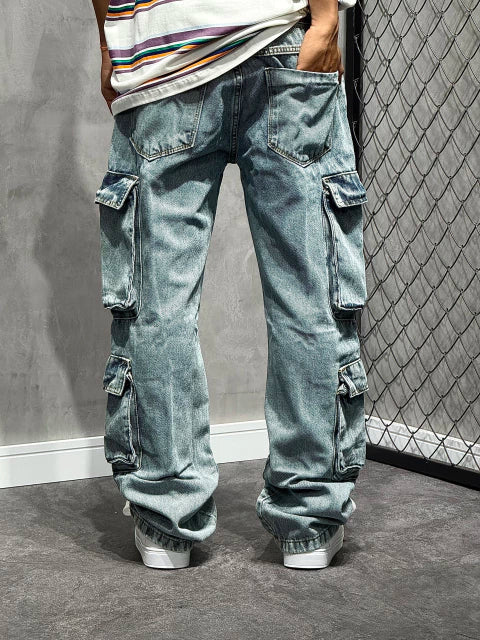 CALÇA CARGO BAGGY POCKET VINTAGE