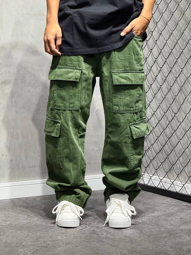 CALÇA CARGO UTILITY ROOTS VERDE