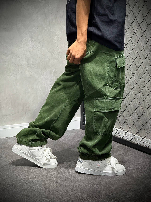 CALÇA CARGO UTILITY ROOTS VERDE