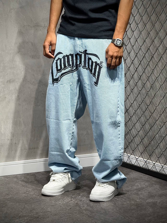 CALÇA BAGGY JEANS DELAVÊ COMPTON