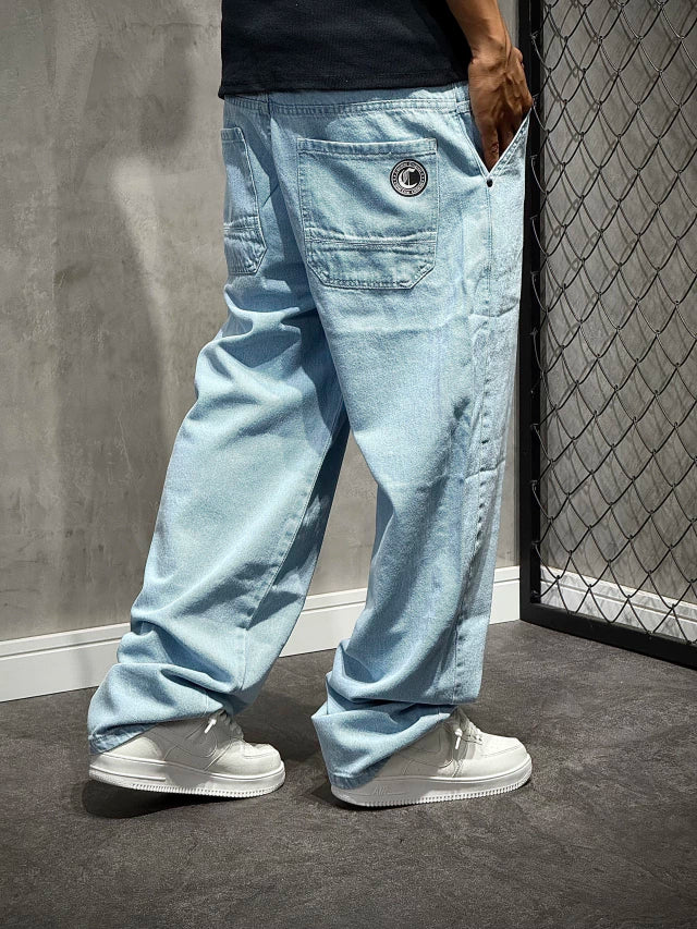 CALÇA BAGGY JEANS DELAVÊ COMPTON