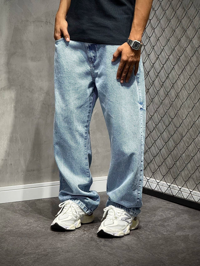 CALÇA BAGGY JEANS BLUE SKY