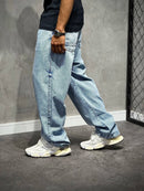 CALÇA BAGGY JEANS BLUE SKY