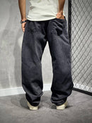 CALÇA BAGGY BASIC STONED BLACK