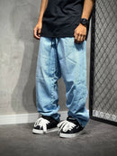 CALÇA BAGGY JEANS STICKERS