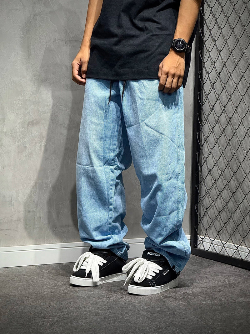 CALÇA BAGGY JEANS STICKERS