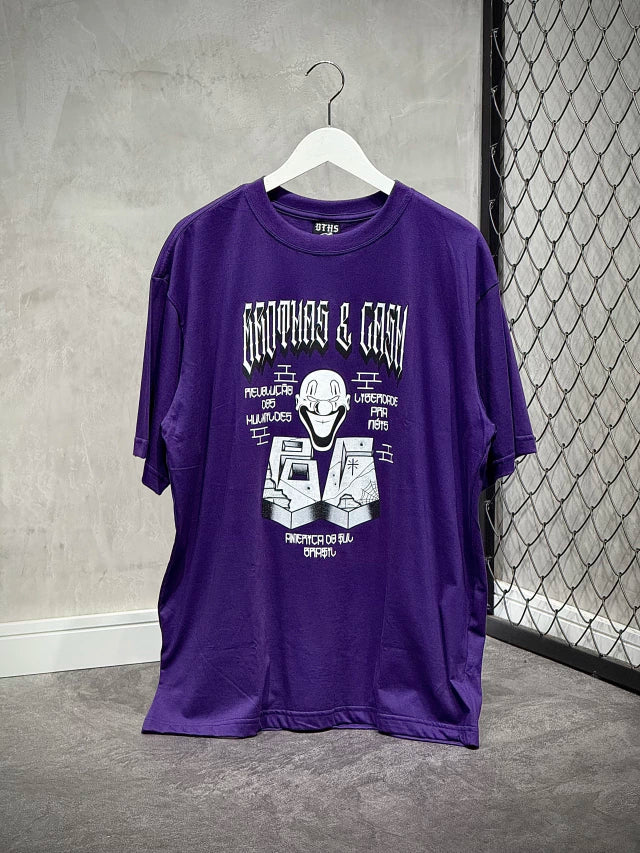 CAMISETA BÁSICA BROTHAS & CASH - ROXA