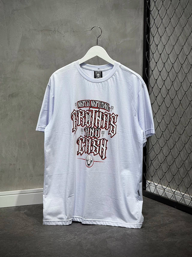 CAMISETA BÁSICA BROTHAS & CASH - BRANCA