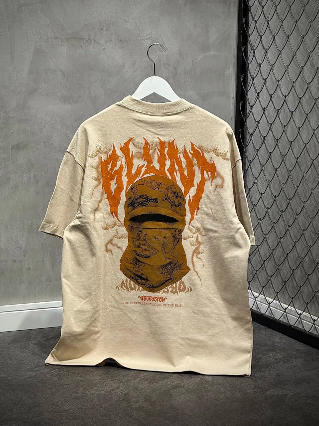 CAMISETA BLUNT OVER OBSESSION - BEGE