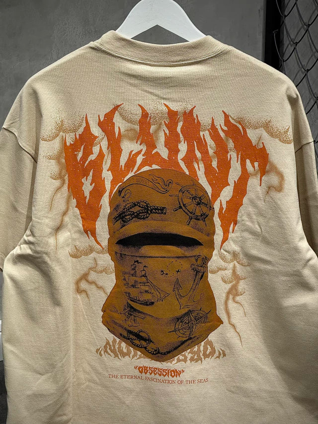 CAMISETA BLUNT OVER OBSESSION - BEGE