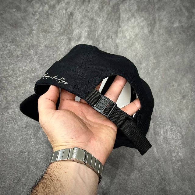 BONÉ STRANGER FIVE PANEL MONEY IS - PRETO