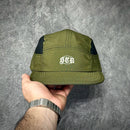 BONÉ STRANGER FIVE PANEL GOTIC NOISE - VERDE MUSGO