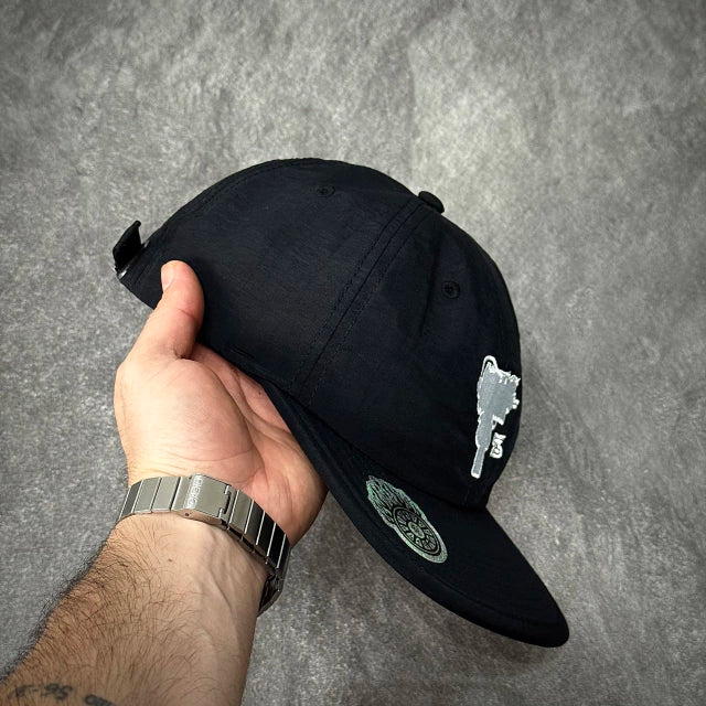 BONÉ FIVE PANEL TPSD “BRASIL TAG” - PRETO