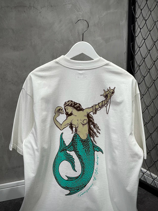 CAMISETA BLUNT PREMIUM “MERMAID” - NEW WHITE