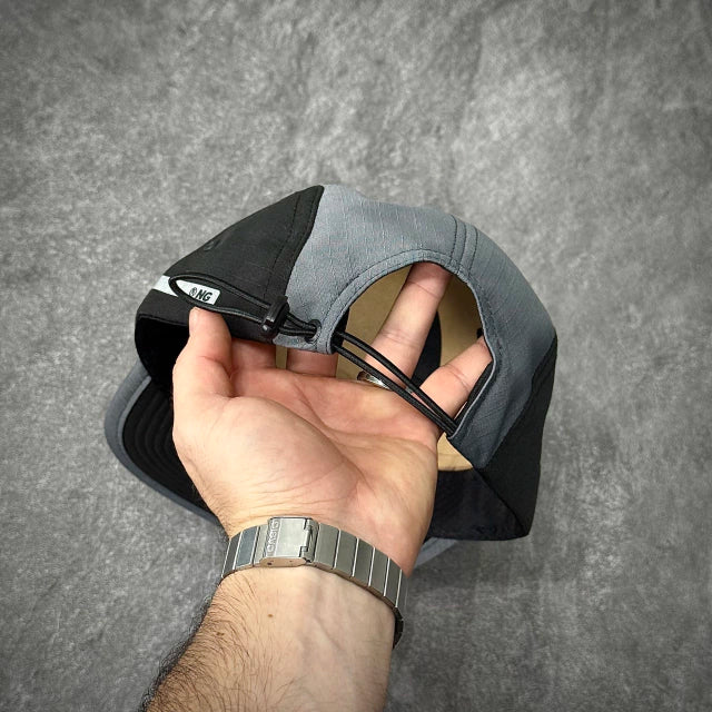 BONÉ FIVE PANEL CHRONIC TAG REFLETIVO - PRETO/CINZA