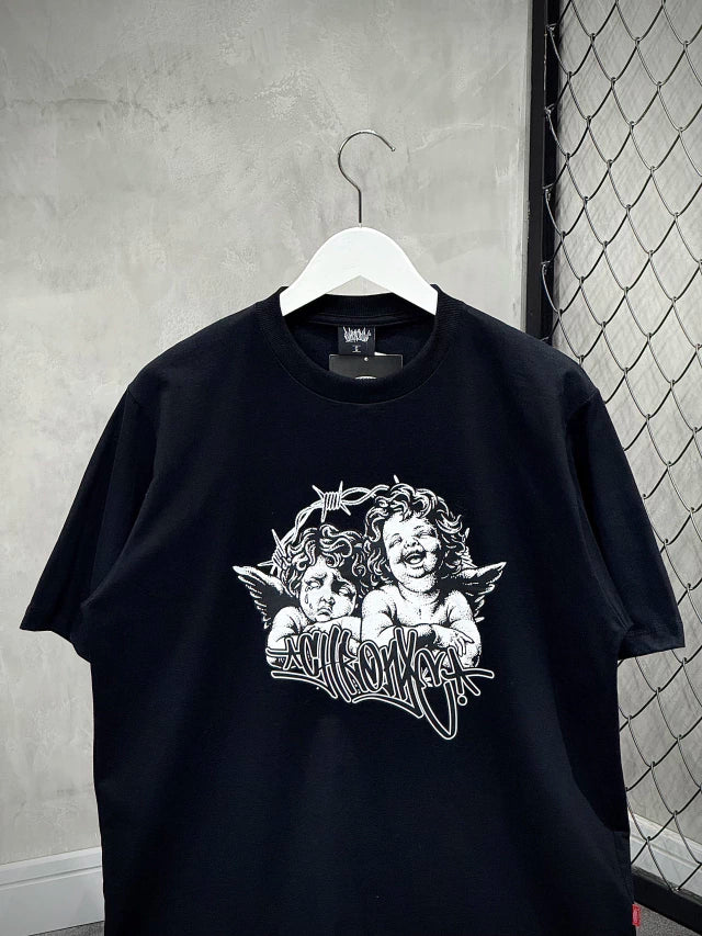 CAMISETA CHRONIC ANGEL NOW CRY - PRETA