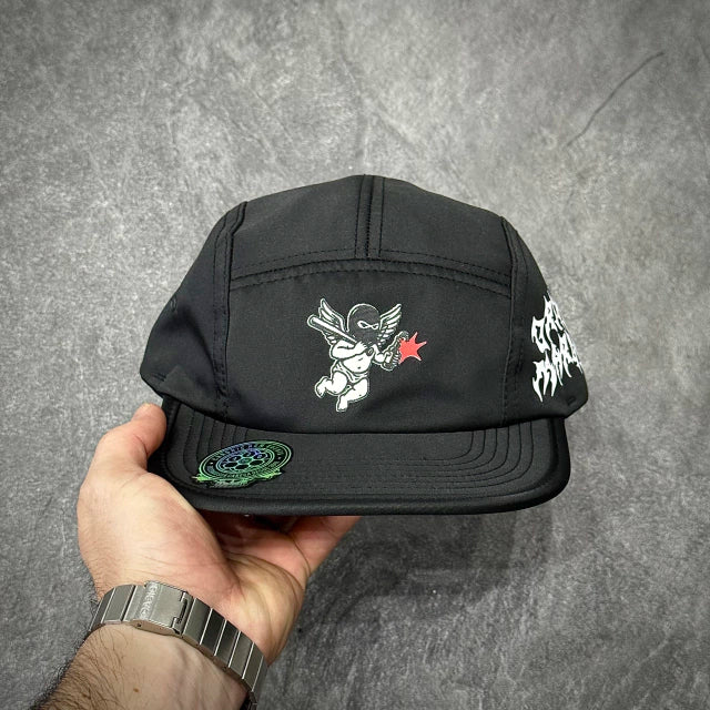 BONÉ FIVE PANEL CHRONIC ANJO GANGSTA - PRETO