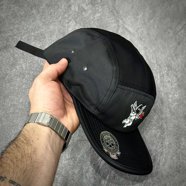 BONÉ FIVE PANEL CHRONIC ANJO GANGSTA - PRETO