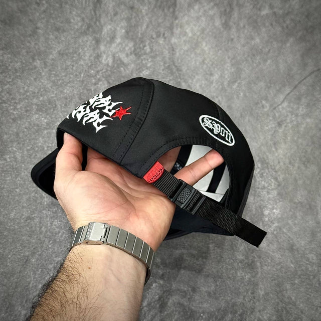 BONÉ FIVE PANEL CHRONIC ANJO GANGSTA - PRETO