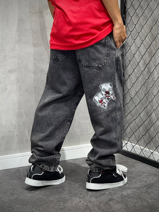 CALÇA BAGGY TRIPSIDE “NOW CRY” STONE