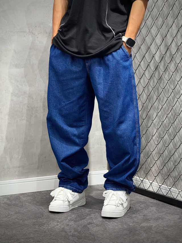 CALÇA MAGIC BAGGY JEANS AZUL ESCURO