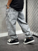 CALÇA MAGIC BAGGY JEANS STONED GREY