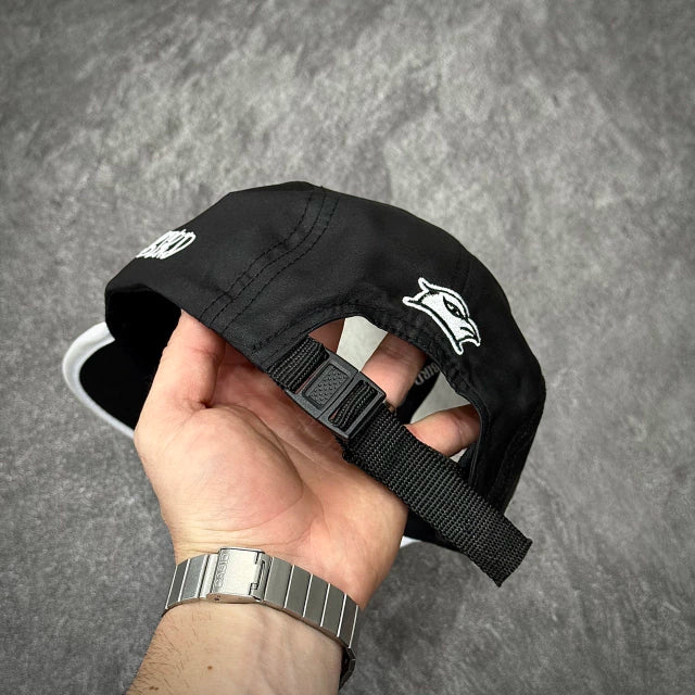 BONÉ FIVE PANEL BLACK BIRD UNISEX - PRETO/CINZA