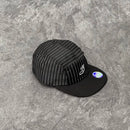 BONÉ FIVE PANEL BLACK BIRD UNISEX - PRETO/LISTRADO