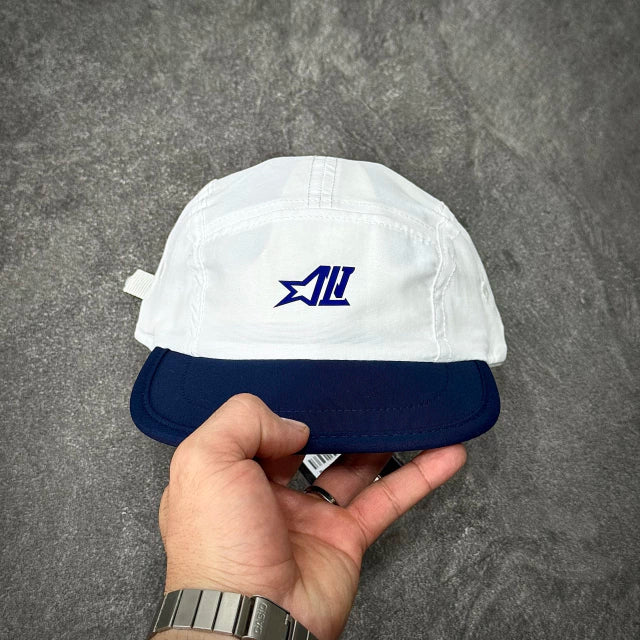 BONÉ FIVE PANEL NEW LIFE TAG WHITE BLUE