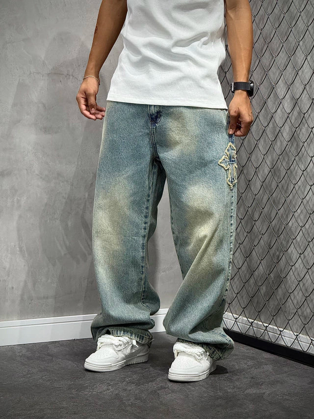 CALÇA BAGGY DENIM CRUZ DIRTY