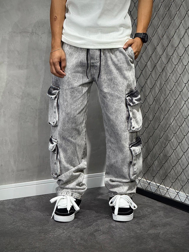 CALÇA DOUBLE CARGO BASIC STONED