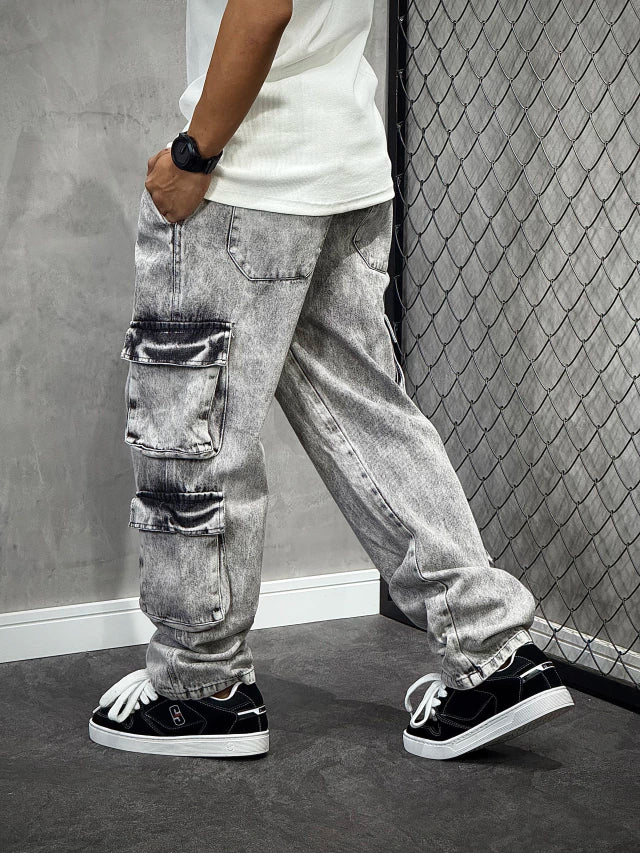 CALÇA DOUBLE CARGO BASIC STONED