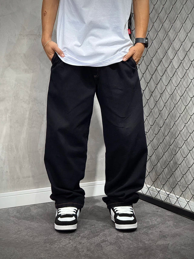 CALÇA MAGIC BAGGY BLACK CARPENTER