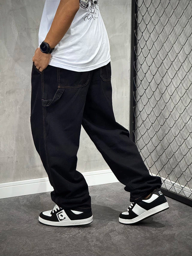 CALÇA MAGIC BAGGY BLACK CARPENTER