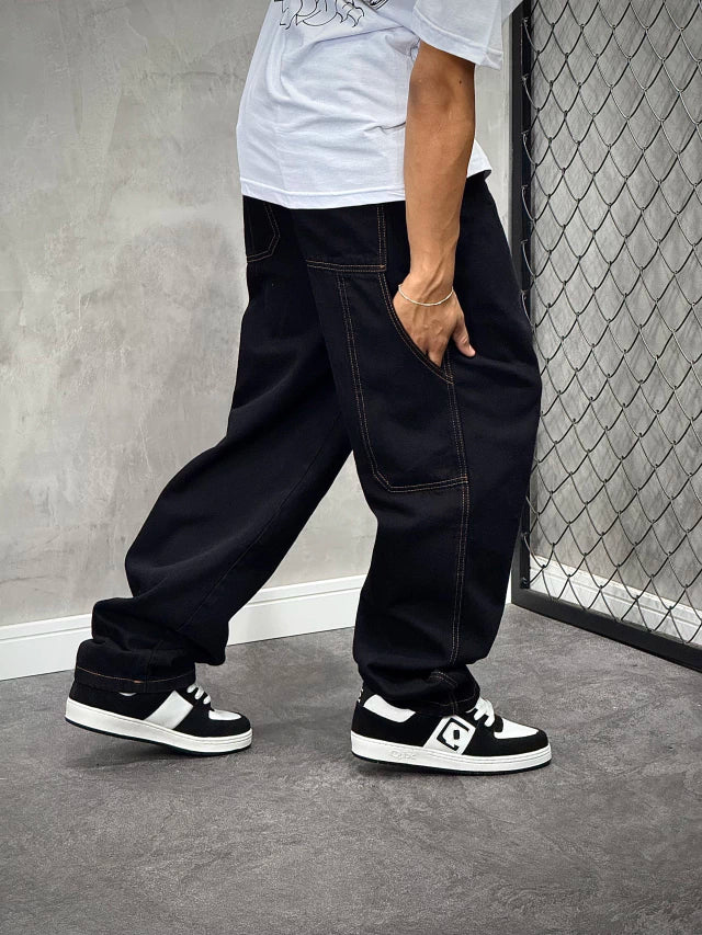 CALÇA MAGIC BAGGY BLACK CARPENTER
