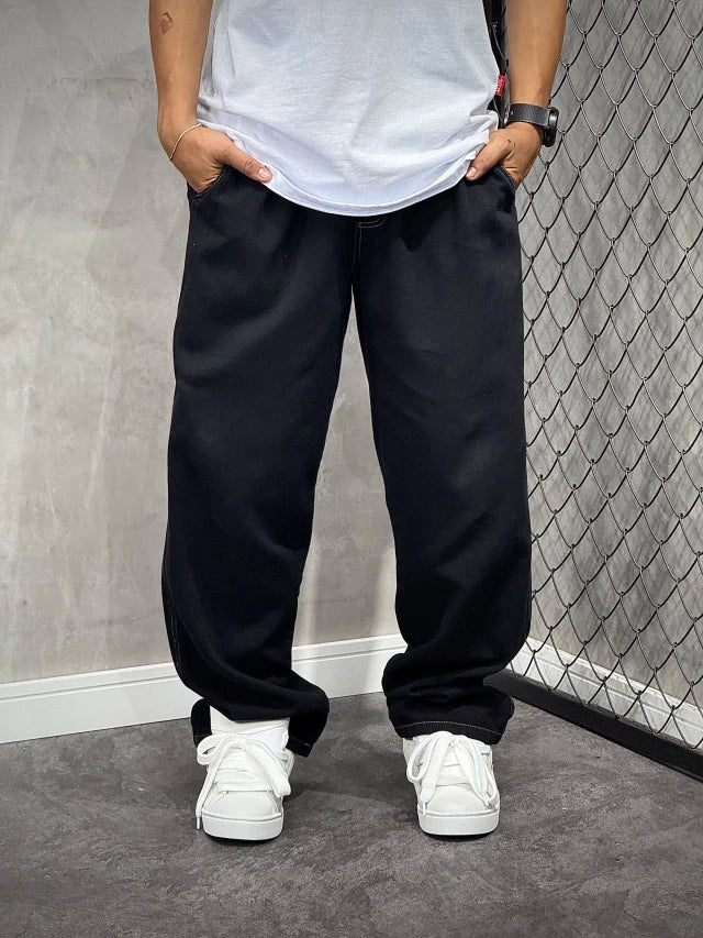 CALÇA MAGIC BAGGY BLACK LINE