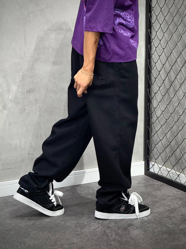 CALÇA SUPER BAGGY MAGIC BLACK JEANS