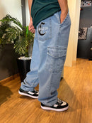 CALÇA BAGGY JEANS CARGO COMPTON