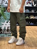 CALÇA ALIVE TAG CARGO VERDE