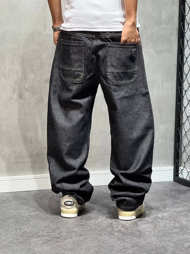 CALÇA BAGGY “TAG” JEANS BLACK