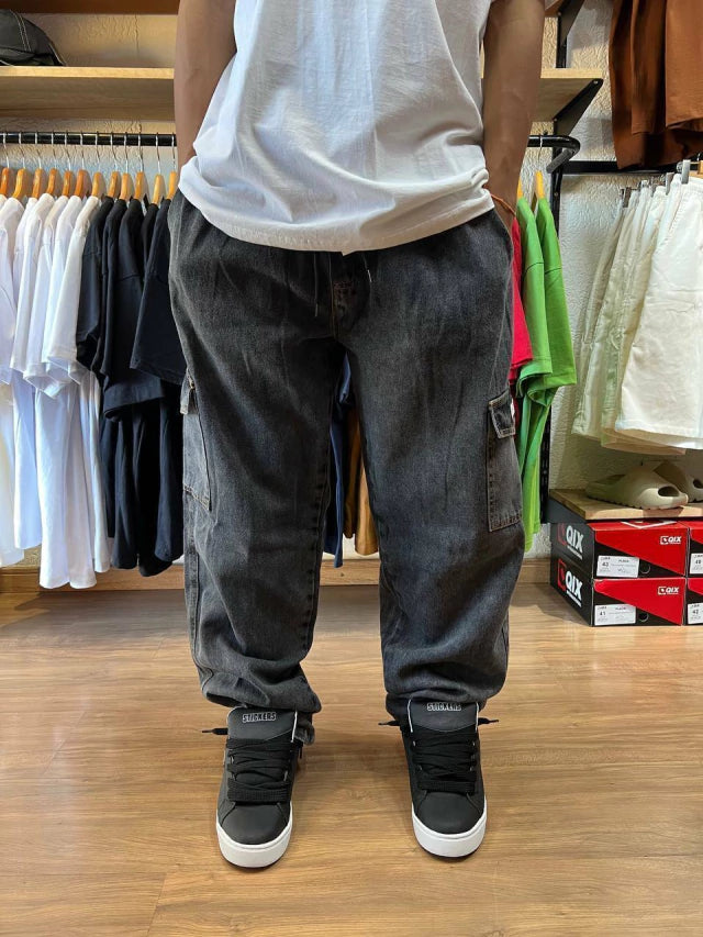 CALÇA CARGO ESTONADA STICKERS